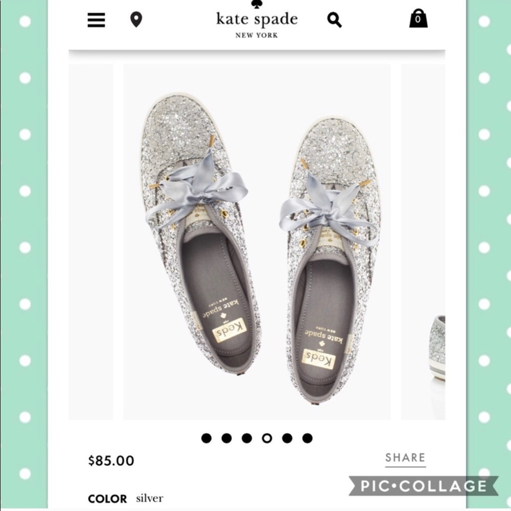 Kate Spade Keds Glitter Sneakers